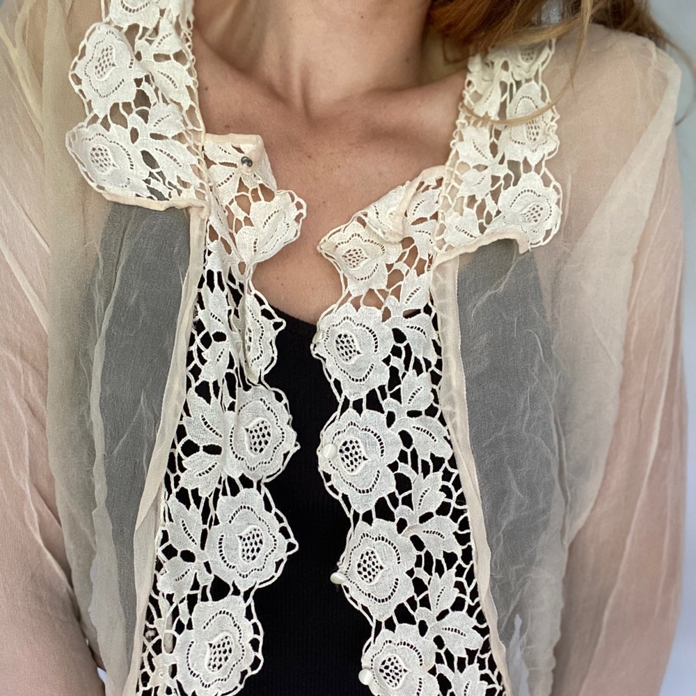 Edwardian crop top! Shrug